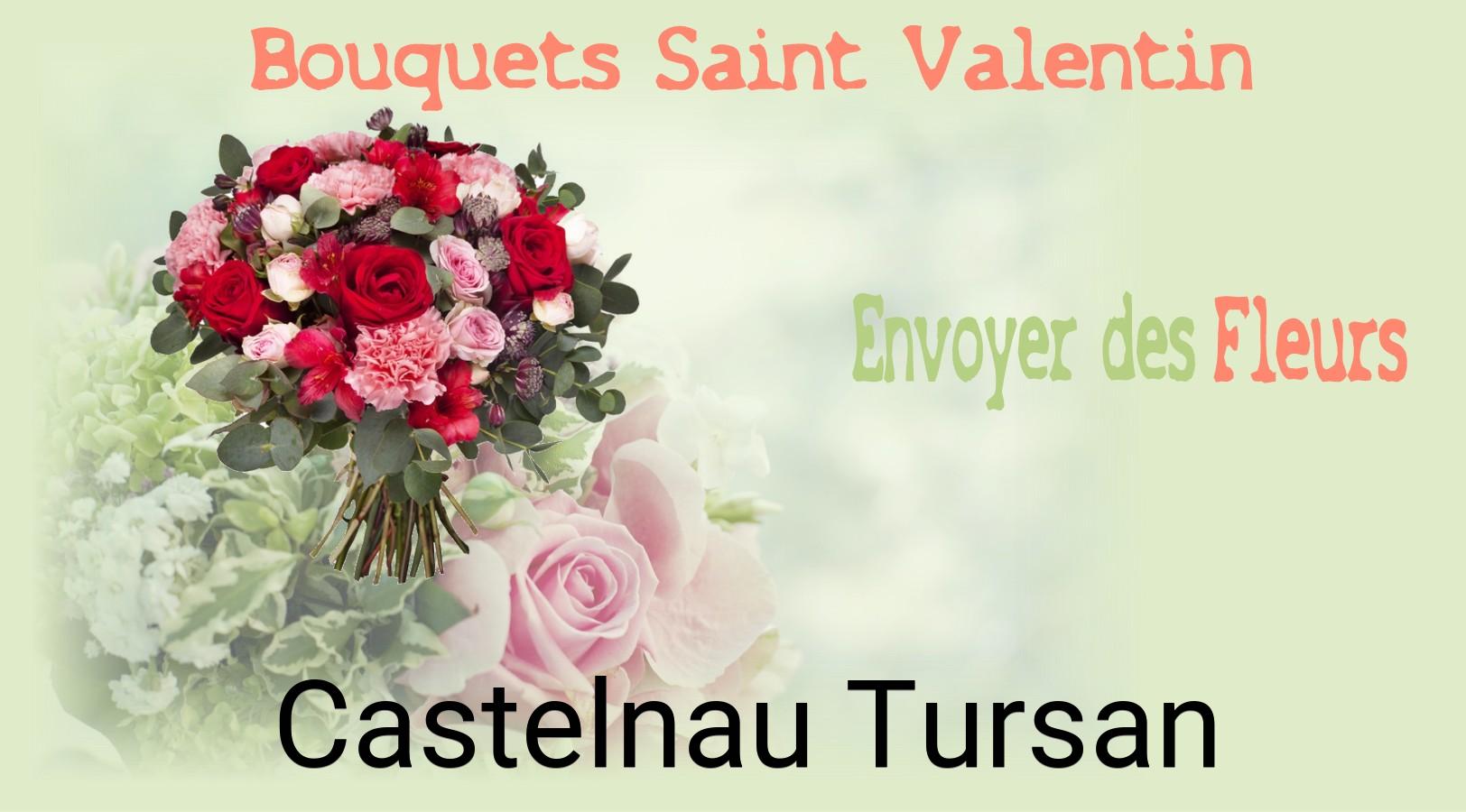Roses de Saint-Valentin livrées à Castelnau-Tursan